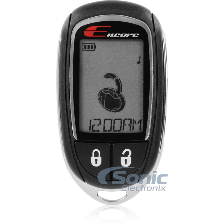 Encore E9 2-Way Remote Start Keyless Entry Car Alarm and 4-Door Power Lock Kit Image 4
