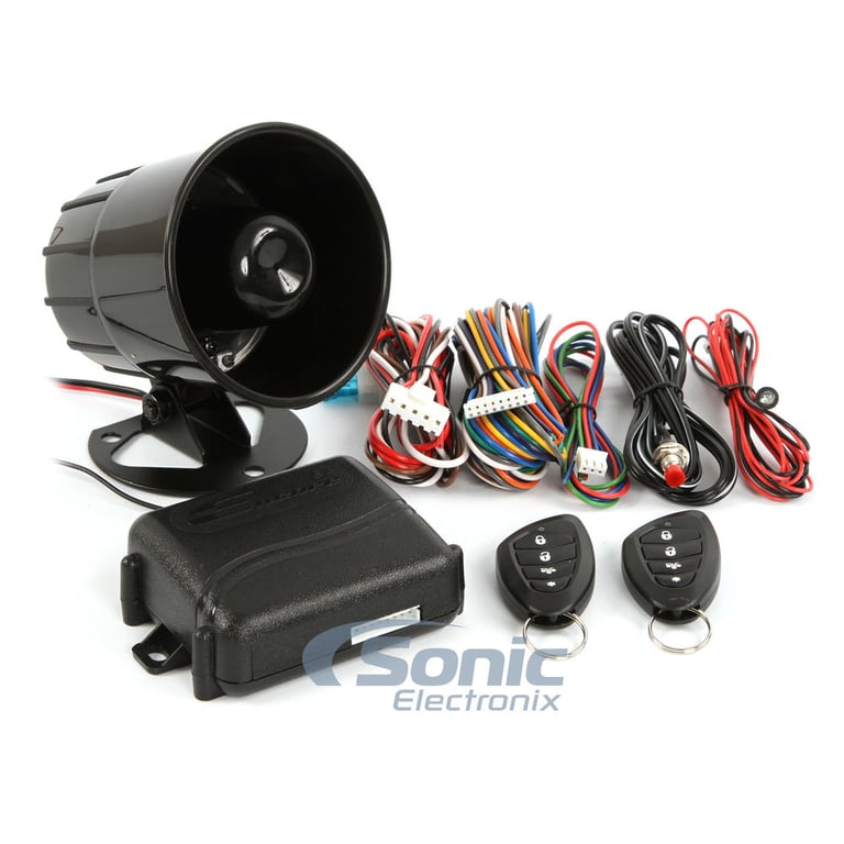 Encore E3 1-way Car Alarm and 2-Door Power Lock Kit Image 2