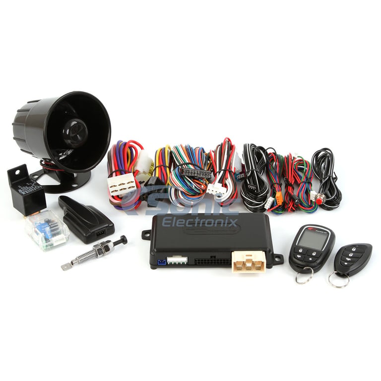 Encore E7 2-way Remote Start Keyless Entry Car Alarm and 4-Door Power Lock Kit Image 21