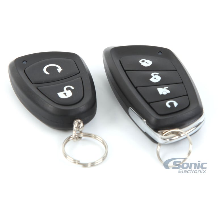 Encore E1 Keyless Entry Remote Car Starter and 4-Door Power Lock Kit Image 2