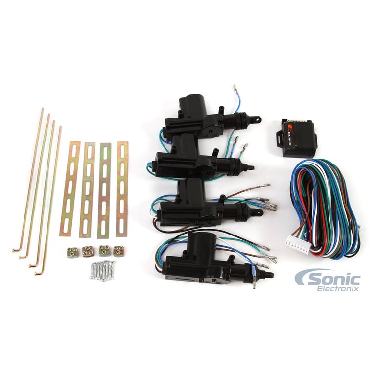 Encore E4 2-way Keyless Entry Car Alarm and 4-Door Power Lock Kit Image 7