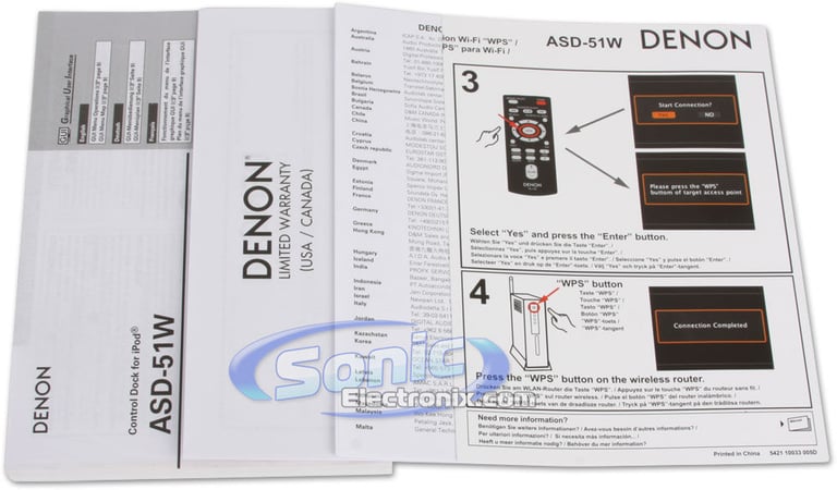 Denon ASD-51W (Black) Image 7