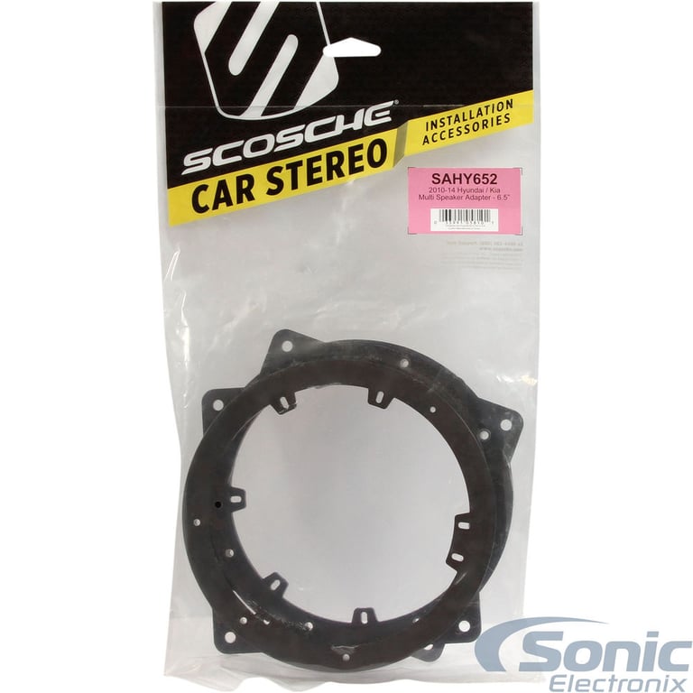 Scosche 2010-2014 6-1/2" Hyundai / Kia Multi Speaker Adapter (SAHY652) Image 3