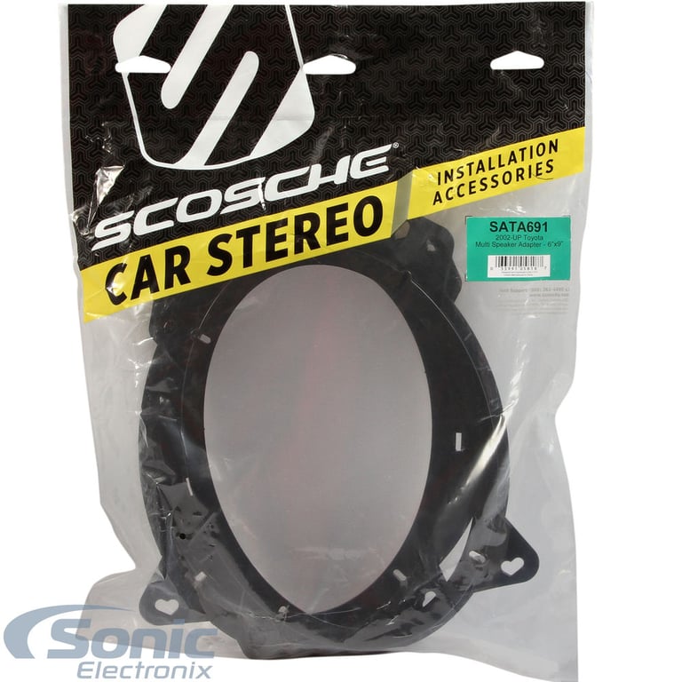 Scosche 2002-up 6"x9" Toyota Multi Speaker Adapter (SATA691) Image 3