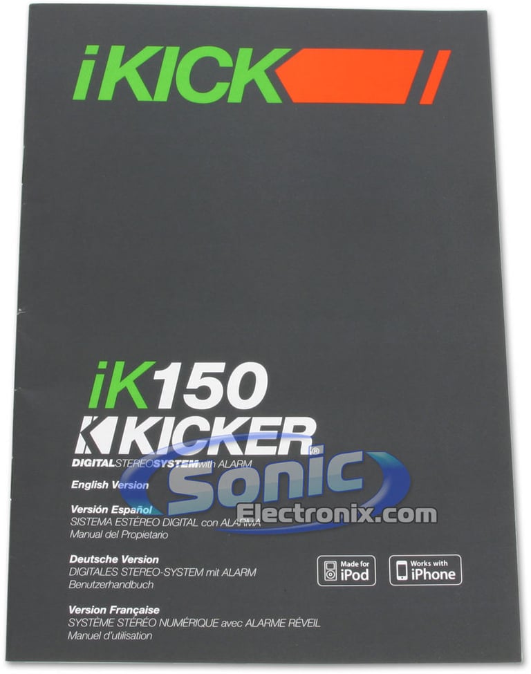 Kicker iK150 (Black 09iK150B) Image 10