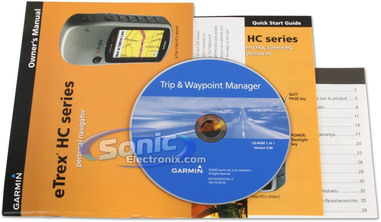 Garmin eTrex Summit HC (eTrex Summit&reg; HC, MPN: 010-00633-00) Image 8