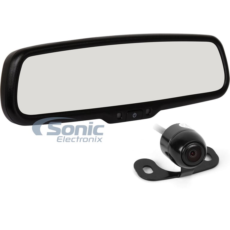 Crimestopper Rear View Mirror + Back-Up Camera for 2004-2014 Ford F-150/F-250 Image 1