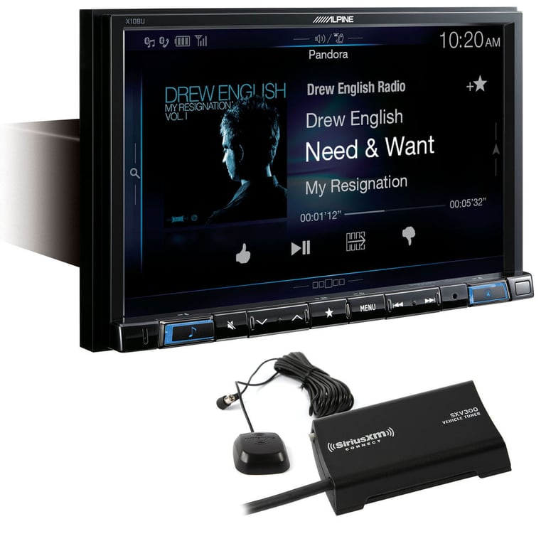 Alpine X108U 8" Universal Restyle System with FREE SiriusXM Tuner + $70 Visa Card & 3 Months Free Service* Image 1