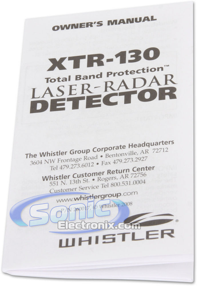 Whistler XTR-130 Image 6