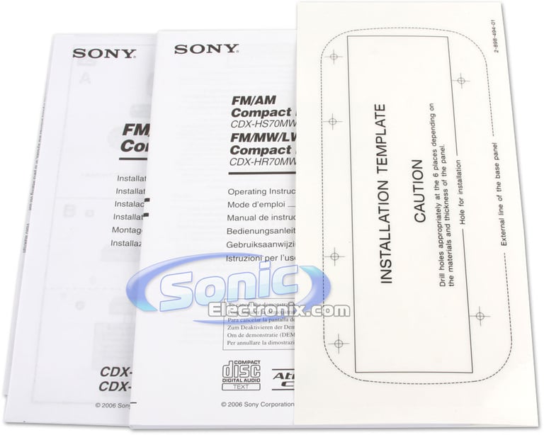 Sony CDX-HS70MS Image 7