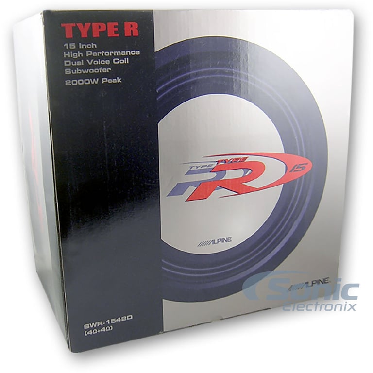 Alpine SWR-1542D Open Box Complete Image 13
