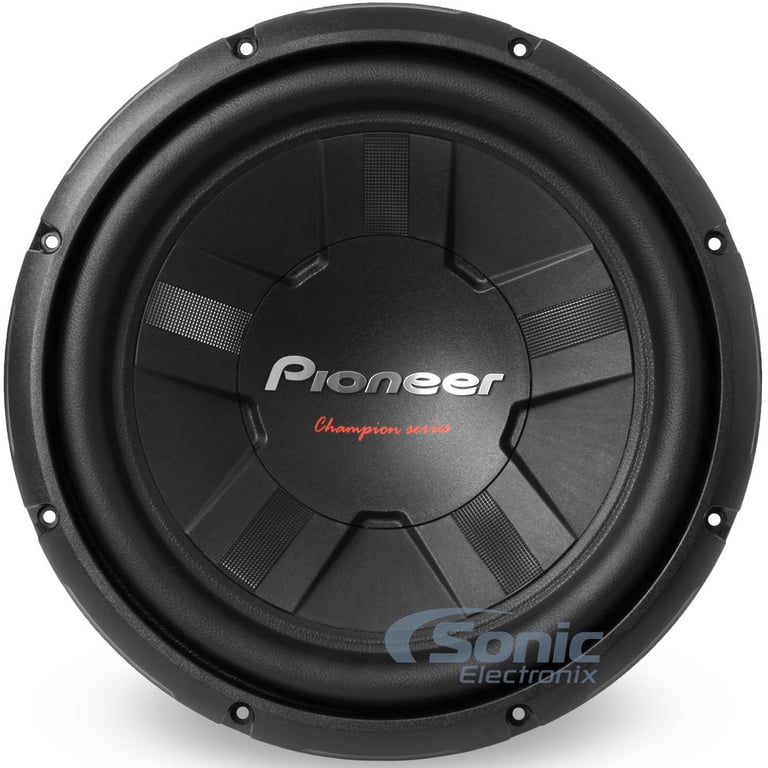 (2) Pioneer TS-W311D4 12" 400W RMS Subwoofers + Vented Enclosure + Speaker Wire Image 2