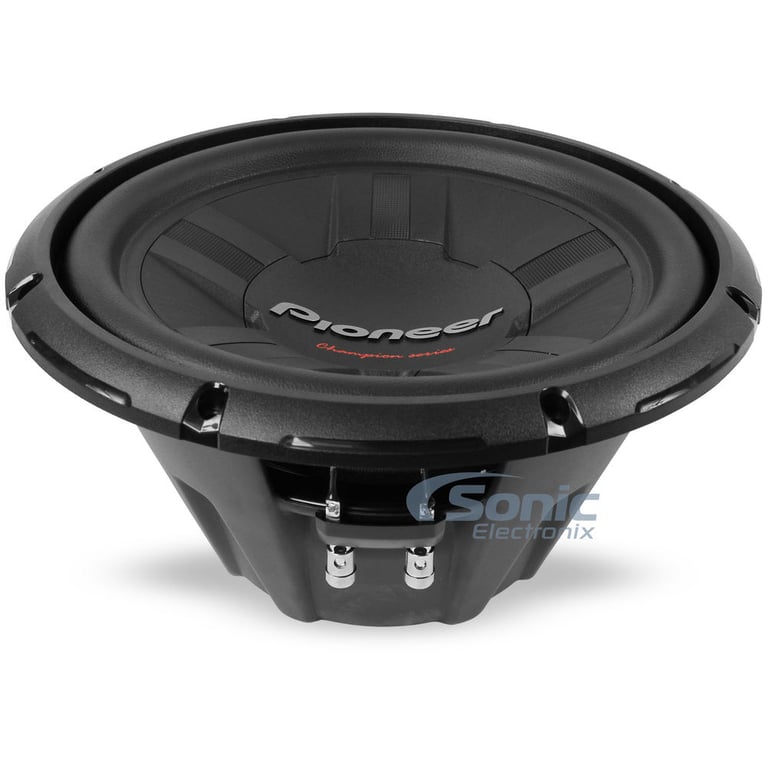 (2) Pioneer TS-W311D4 12" 400W RMS Subwoofers + Vented Enclosure + Speaker Wire Image 3
