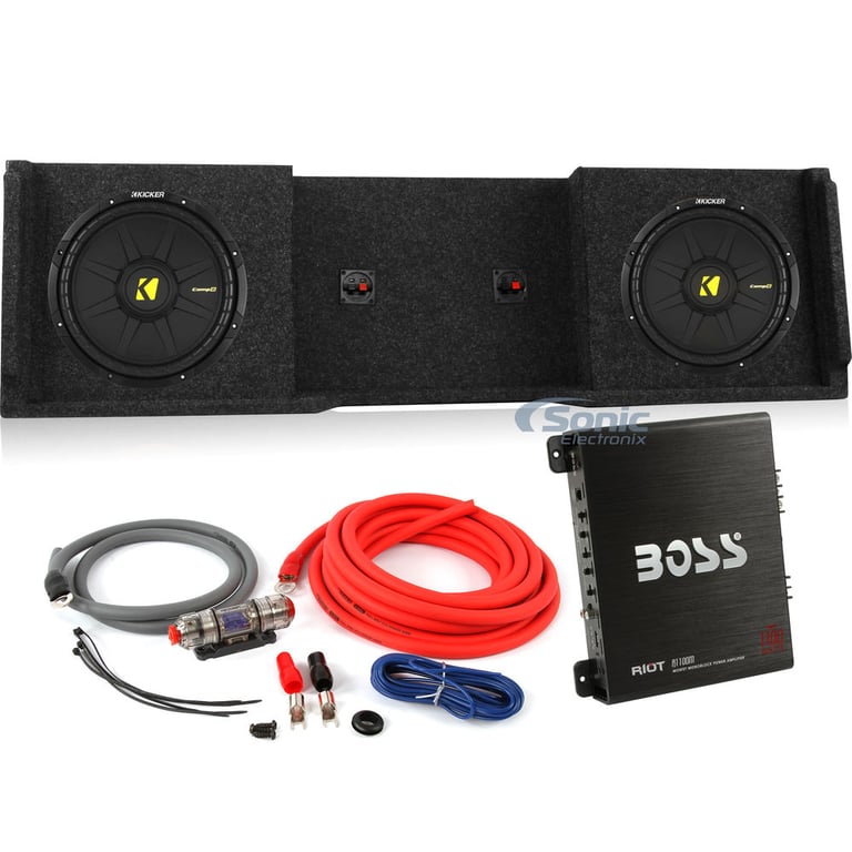 Loaded Dual Amplified Bass Package for Select 1999-2007 Chevy Silverado/GMC Sierra Image 1