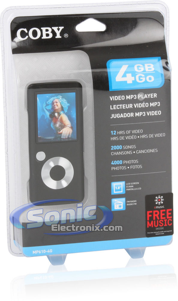 Coby MP610-4G (Black) Image 7