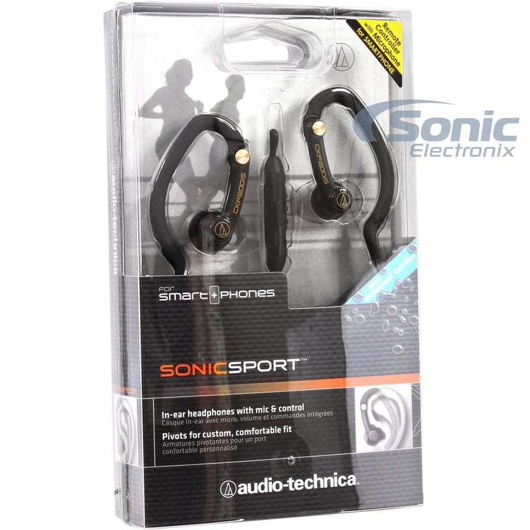 Audio Technica ATH-CKP200iSBK SonicSport (Black) Image 6