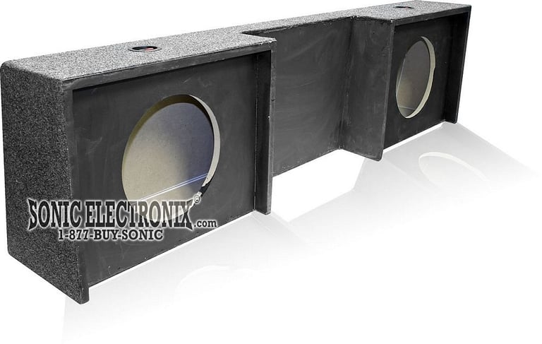 Dual 10" Enclosure: 2000-2002 Chevrolet / GM Extended Cab Full-Size Pickup Trucks Image 1