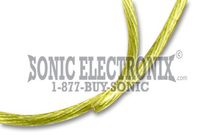2 Gauge YELLOW Power / Ground Cable PRICED PER FOOT Image 1