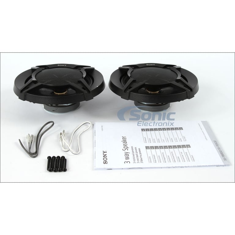 Sony XS-FB1630 w/ Adapters For Select 1998-2013 Harley Davidson Image 9