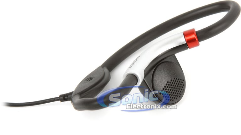 Sony MDRAS20J (MDR-AS20J) Active-Style Around Ear-Clip Sports Headphones - Black/Silver Image 3