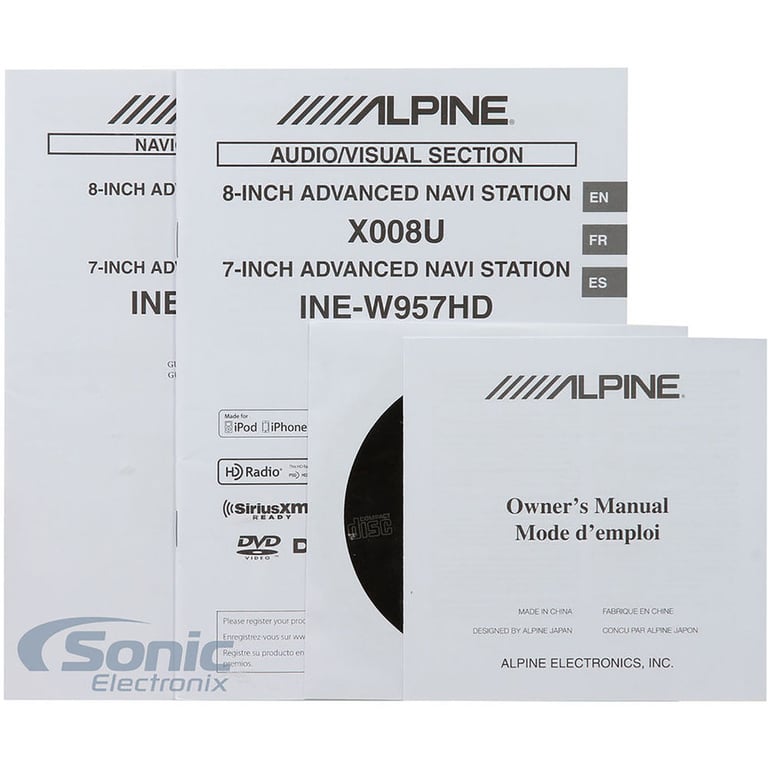 Alpine INE-W957HD + Backup Camera and Installation Tools Image 10