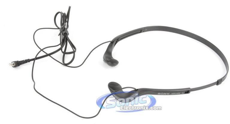 Sony MDR-W08L (MDRW08L) Ultra-Lightweight Verticle In-Ear Headphones Image 2