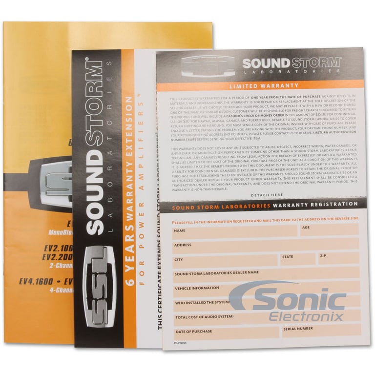 Kenwood 12" KFC Subs + SoundStorm Evolution Amplifier Complete Kit Image 16