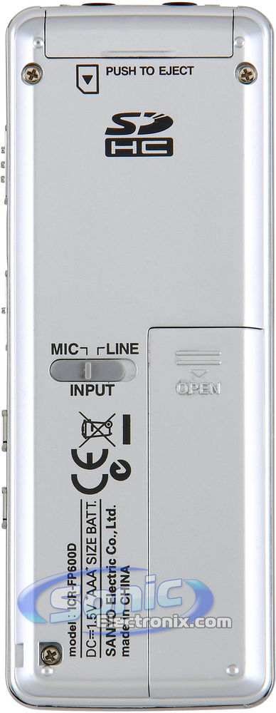 Sanyo ICR-FP600D (Silver) Image 5