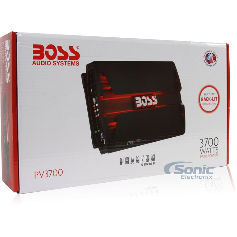 Boss PV3700 5 Channel Amplifier w/ Complete 4 AWG Amp Kit Image 9