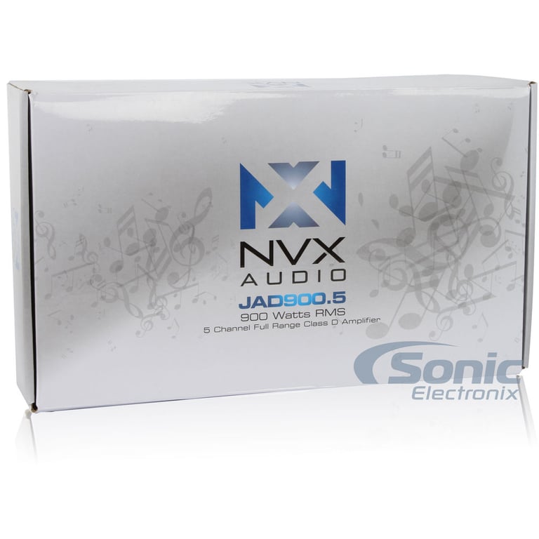 NVX JAD900.5 900W RMS 5-Channel Amplifier + 4 Gauge Wiring Kit + 1 Farad Cap Image 16