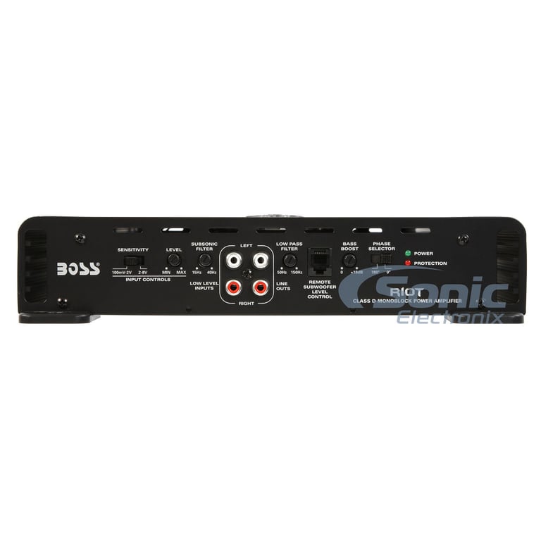 Boss R3400D Monoblock Amplifier w/ Complete 4 AWG Amp Kit Image 5