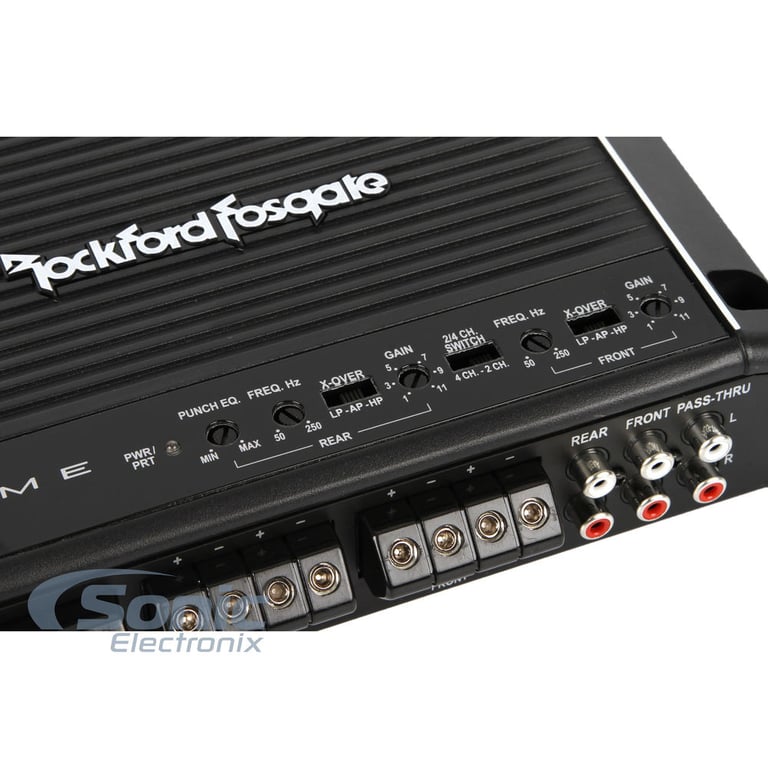 Rockford Fosgate Prime R400-4D 4 Channel Amplifier w/ Complete 4 AWG OFC Amp Kit Image 5