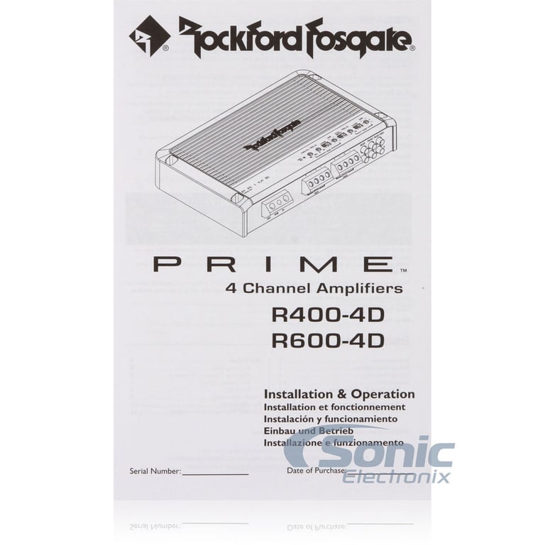Rockford Fosgate Prime R400-4D 4 Channel Amplifier w/ Complete 4 AWG OFC Amp Kit Image 8