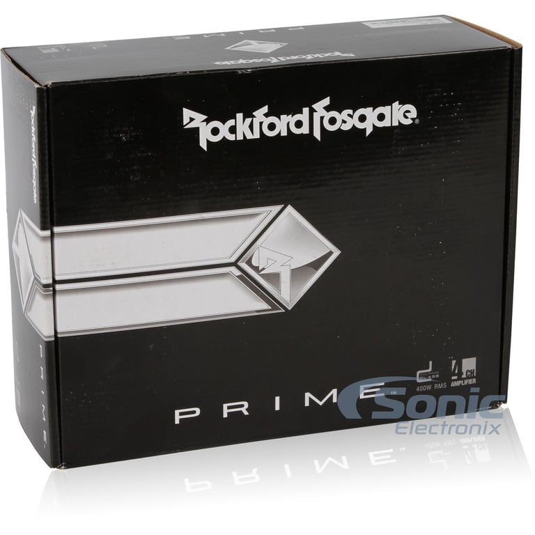 Rockford Fosgate Prime R400-4D 4 Channel Amplifier w/ Complete 4 AWG OFC Amp Kit Image 9