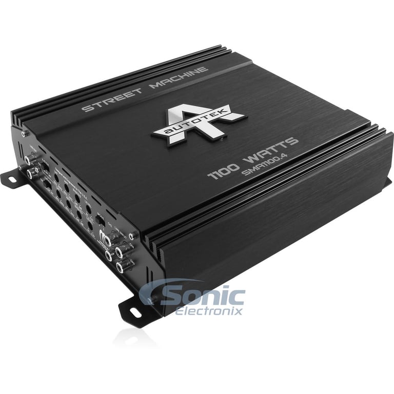Autotek SMA1100.4 4 Channel Amplifier w/ Complete 8 AWG Amp Kit Image 2