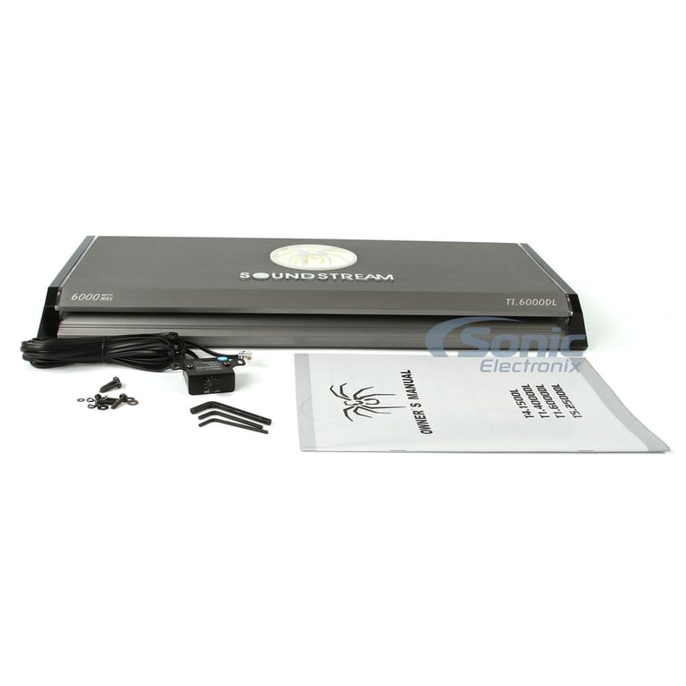 Soundstream T1.6000DL Monoblock Amplifier w/ Complete 0/1 AWG OFC Amp Kit Image 9
