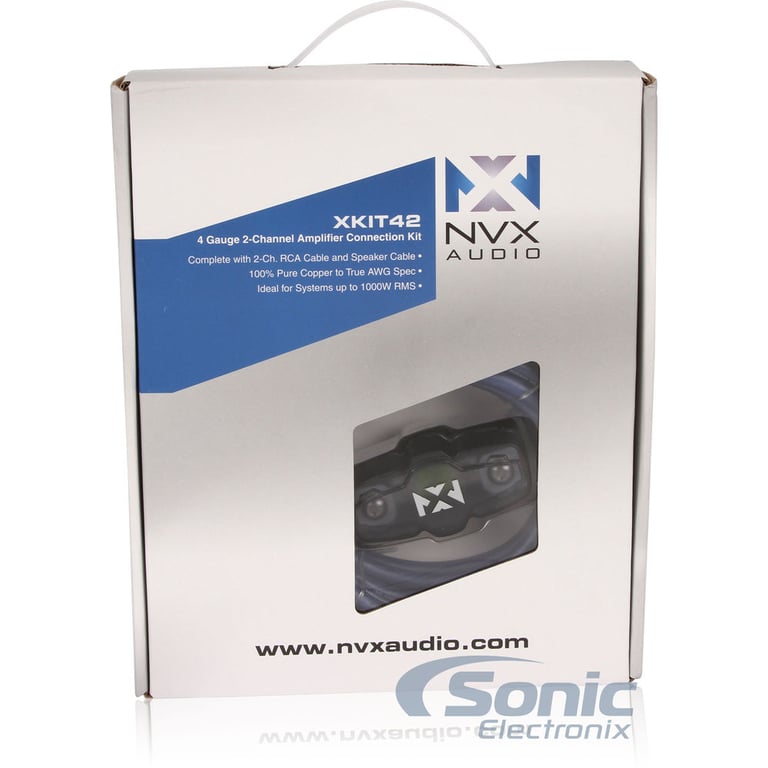 Alpine PDX-V9 5 Channel Amplifier + FREE NVX XKIT46 4 AWG OFC Amp Kit Image 21