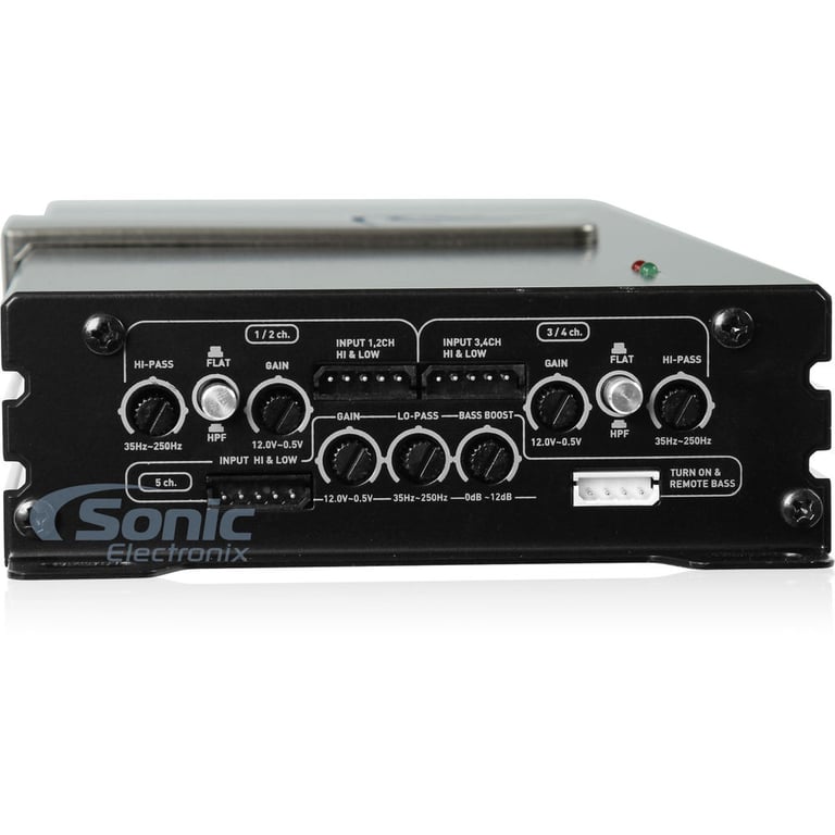 Soundstream PN5.640D 5 Channel Amplifier w/ Complete 4 AWG Amp Kit Image 4