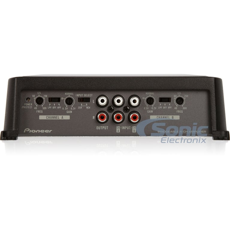 Pioneer GM-D8604 4 Channel Amplifier w/ Complete 4 AWG Amp Kit Image 3