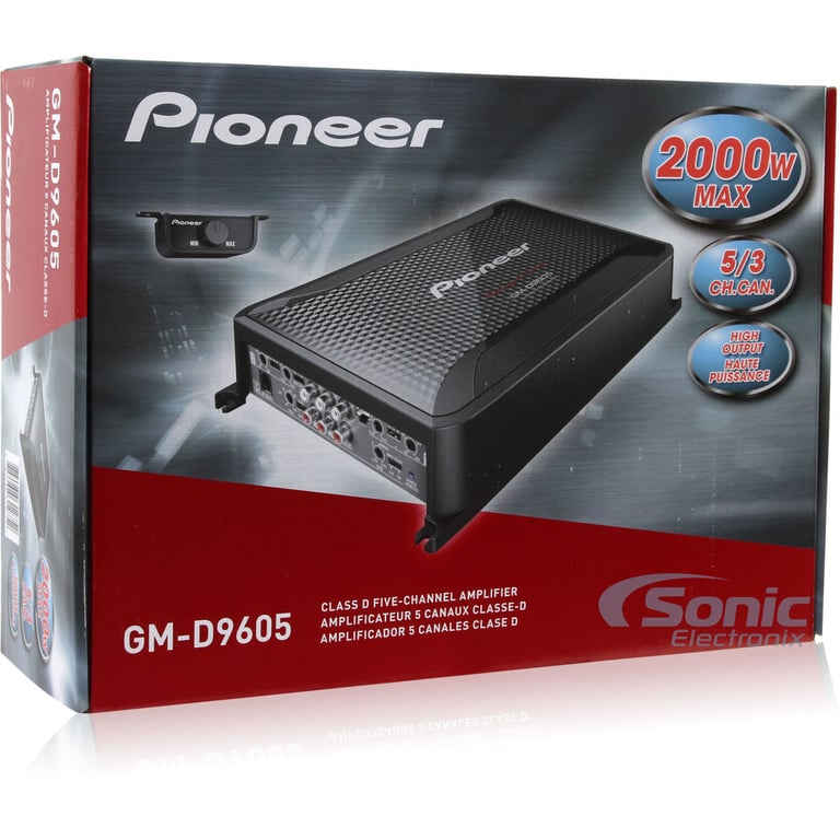 Pioneer GM-D9605 with Amplifier Wiring Kit Image 9