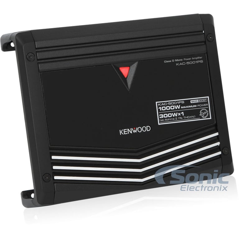 Kenwood KAC-5001PS Monoblock Amplifier w/ Complete 4 AWG Amp Kit Image 2
