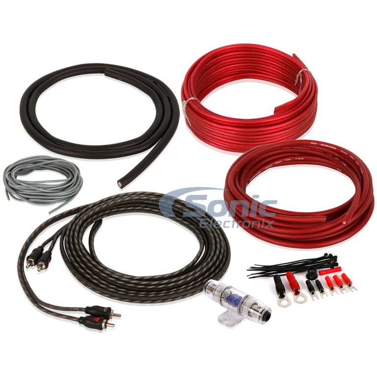 Boss AR1600.4 4 Channel Amplifier w/ Complete 4 AWG Amp Kit Image 9
