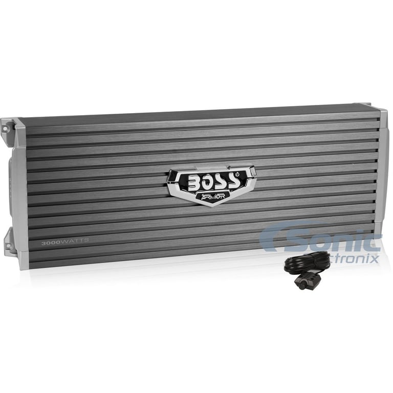 Boss AR3000.2 2 Channel Amplifier w/ Complete 4 AWG Amp Kit Image 2