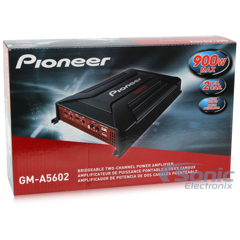Pioneer GM-A5602 2 Channel Amplifier + Premium Amp Kit Image 7