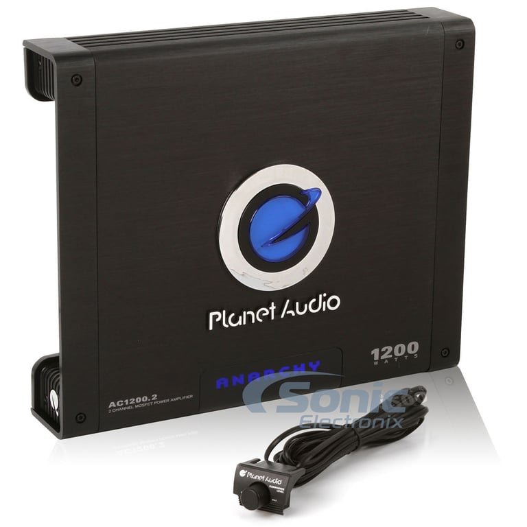 Planet Audio AC1200.2 with Amplifier Wiring Kit Image 2