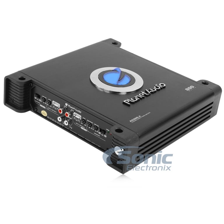 Planet Audio AC800.4 4 Channel Amplifier w/ Complete 4 AWG Amp Kit Image 3