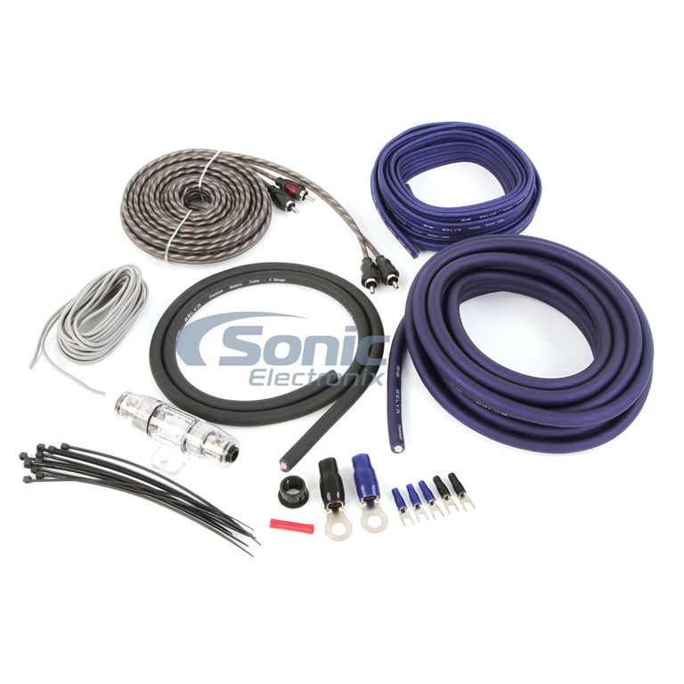 Soundstream PN1.650D Monoblock Amplifier w/ Complete 4 AWG Amp Kit Image 19