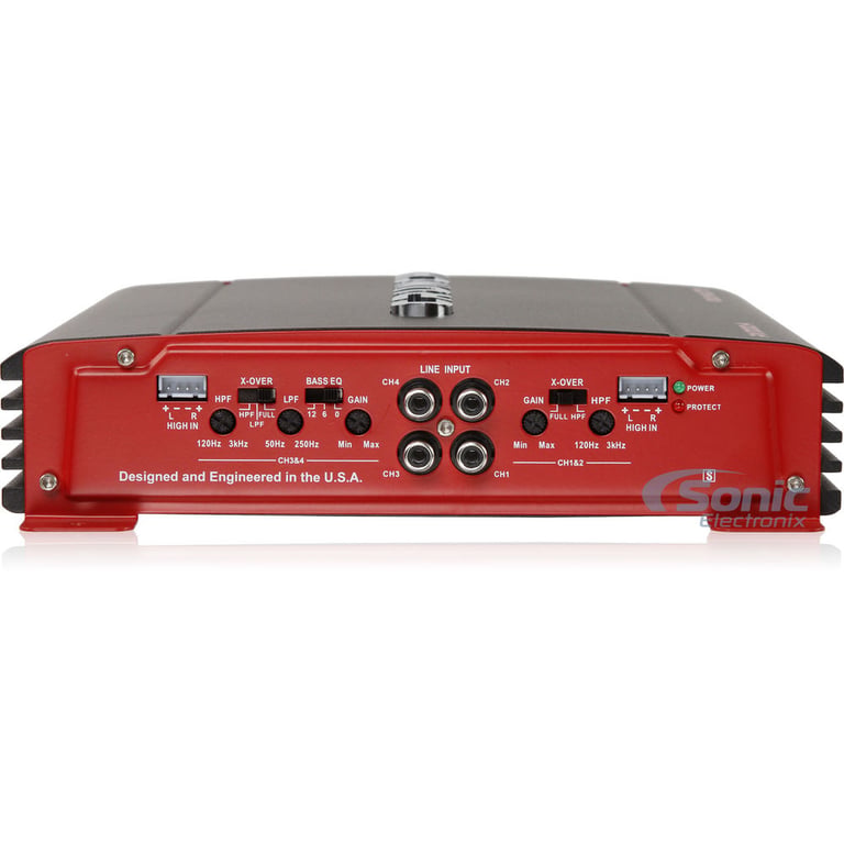 Crunch PX1000.4 4 Channel Amplifier w/ Complete 4 AWG Amp Kit Image 4