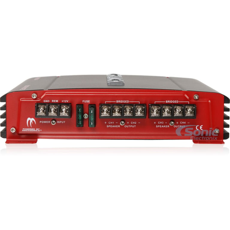 Crunch PX1000.4 4 Channel Amplifier w/ Complete 4 AWG Amp Kit Image 5