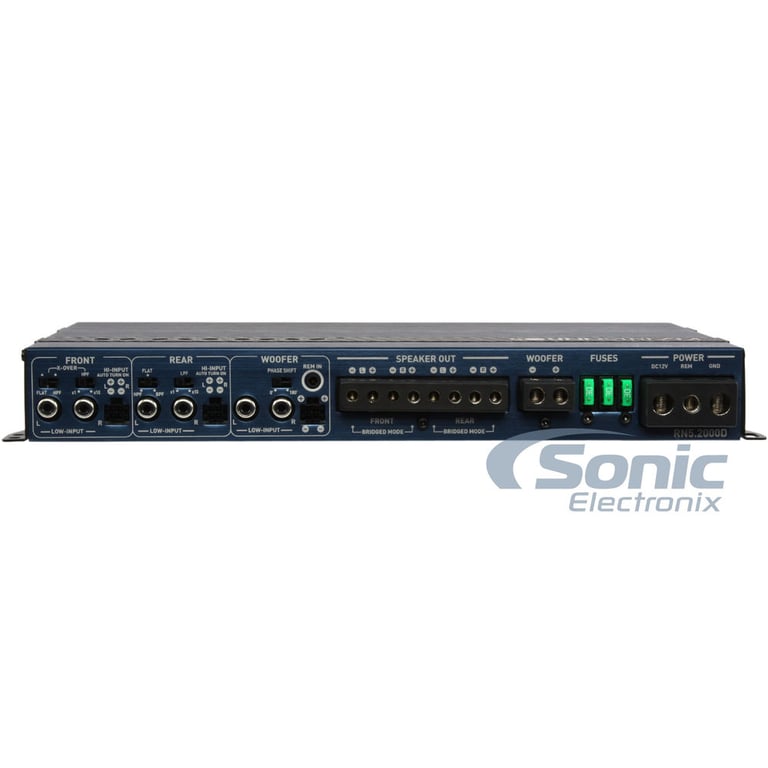 Soundstream RN5.2000D 5-Channel Amplifier w/ Complete 4 AWG Amp Kit Image 4